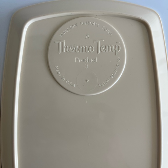 Vintage Thermo Temp 50's 60's Mallory Randall Corp Snack Trays Set of 4 - Picture 7 of 9